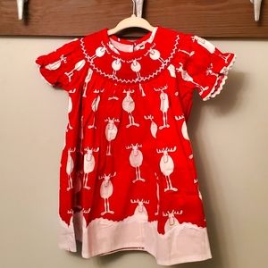 Moose Smocked Dress